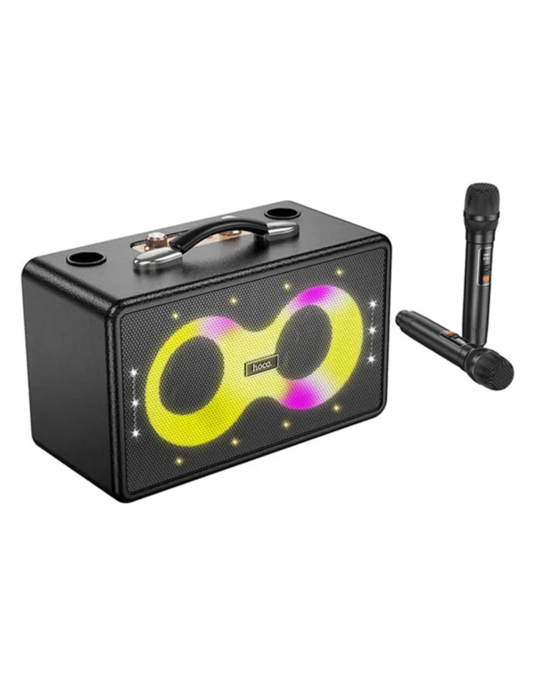 Hoco HA8 Wireless Dual-mic Karaoke Outdoor Bluetooth Speaker - Image 3