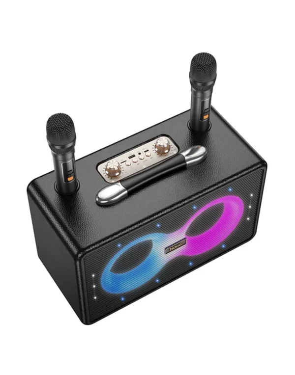 Hoco HA8 Wireless Dual-mic Karaoke Outdoor Bluetooth Speaker - Image 2