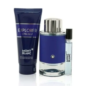 MONTBLANC EXPLORER ULTRA BLUE GIFT SET FOR MEN