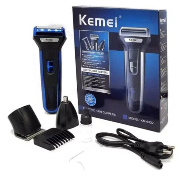 Kemei KM-6330 3-in-1 Super Grooming Kit