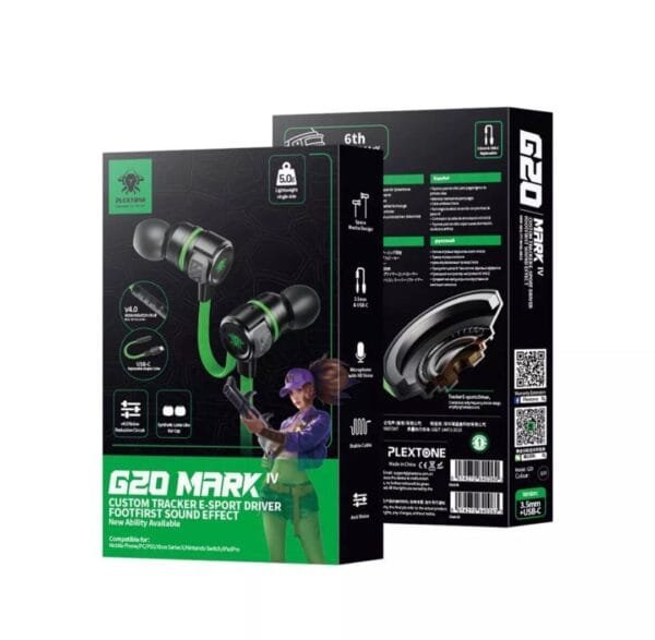 Plextone G20 Mark IV Gaming Earphone