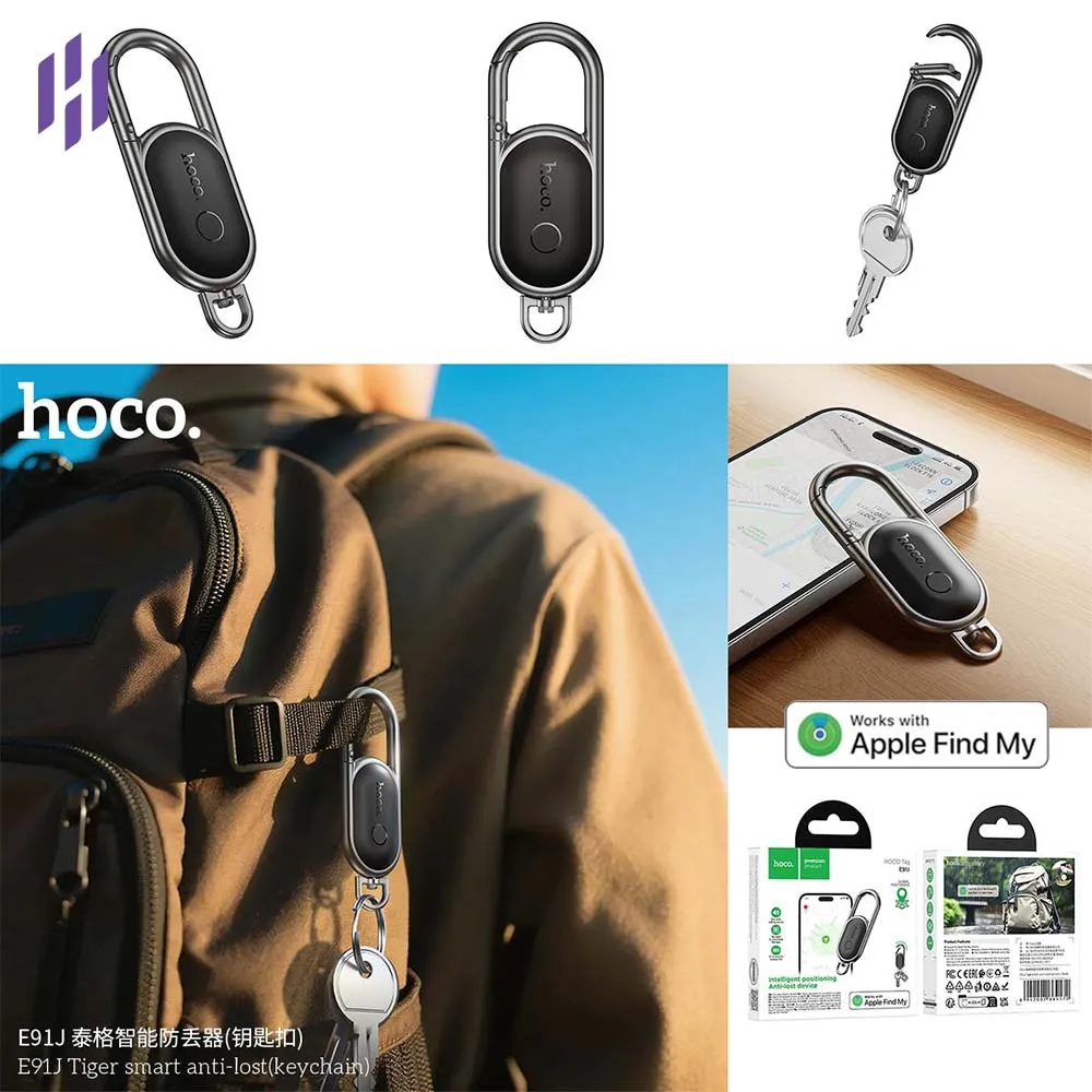 Hoco E91J Smart Anti-lost Device Keychain Tracker - Image 2